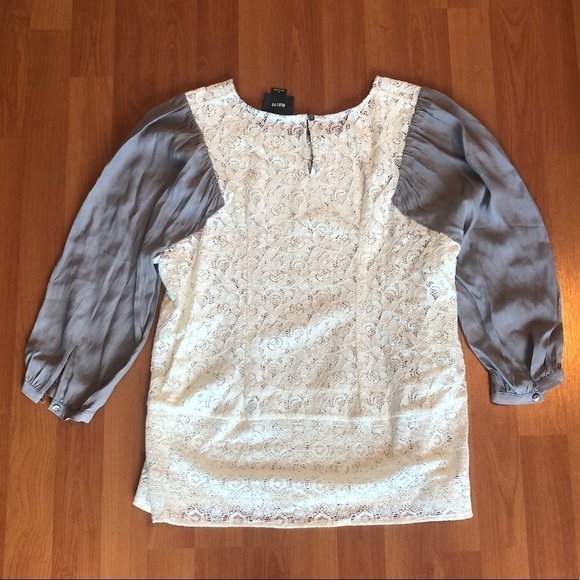 Anthropologie Mauve Lace Top - Picture 11 of 16